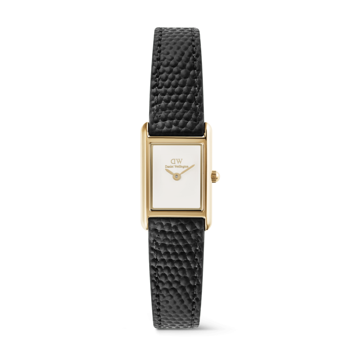 DANIEL WELLINGTON Bound Mini Black Lizard Gold DW00600903 Kadın KOL SAATİ