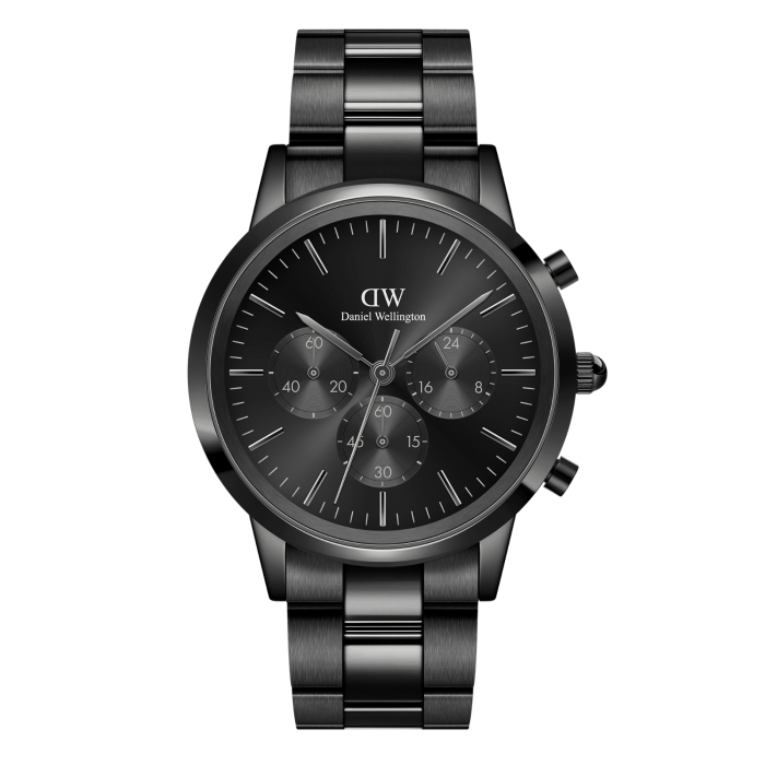 DANIEL WELLINGTON Iconic Chronograph Link Onyx B DW00600642 Erkek KOL SAATİ