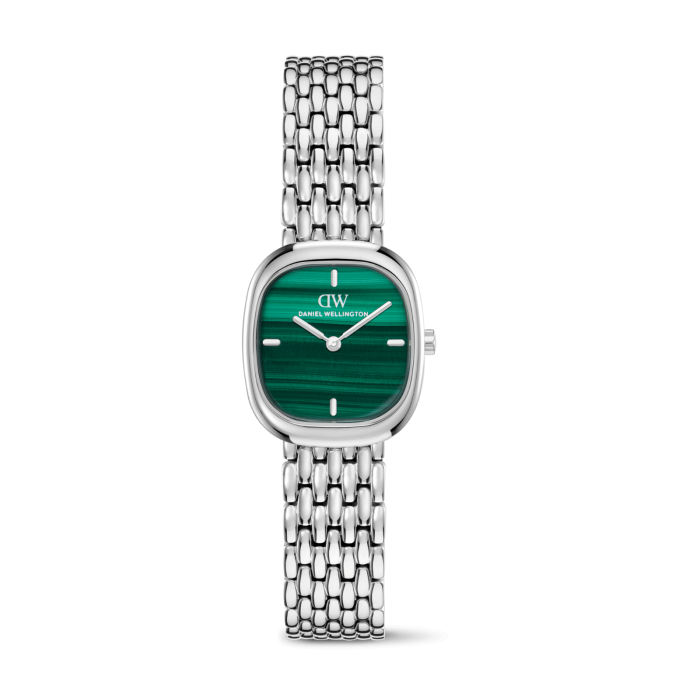 DANIEL WELLINGTON Corta Malachite Grain-Link Silver DW00600991 Kadın KOL SAATİ