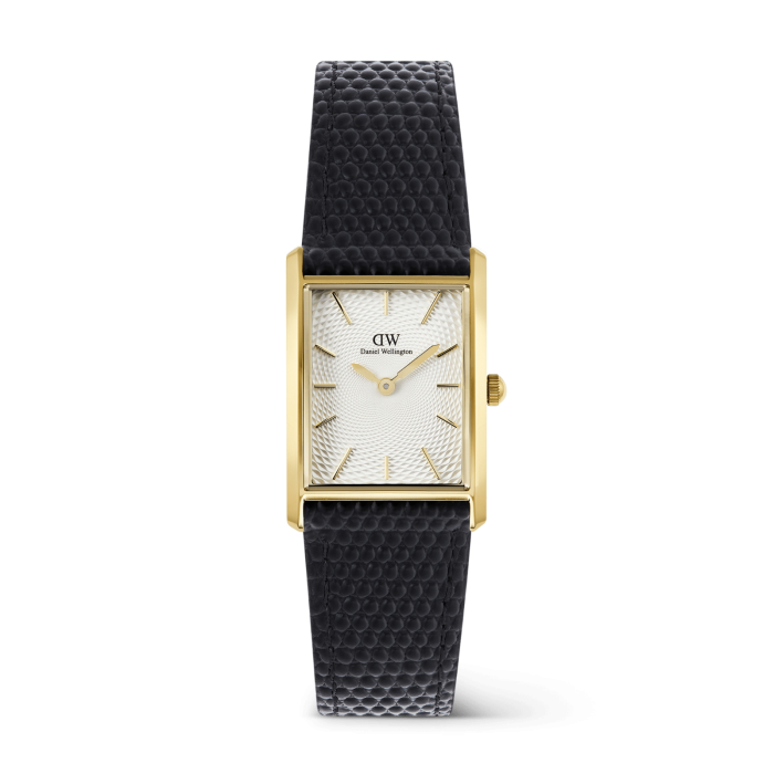DANIEL WELLINGTON Bound Black Lizard Guilloché Gold DW00600899 Erkek KOL SAATİ